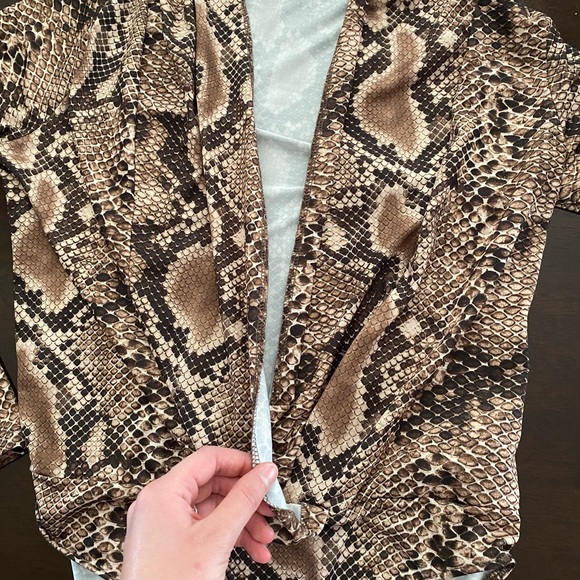 ZARA Snake Skin Bodysuit - Picture 7 of 8